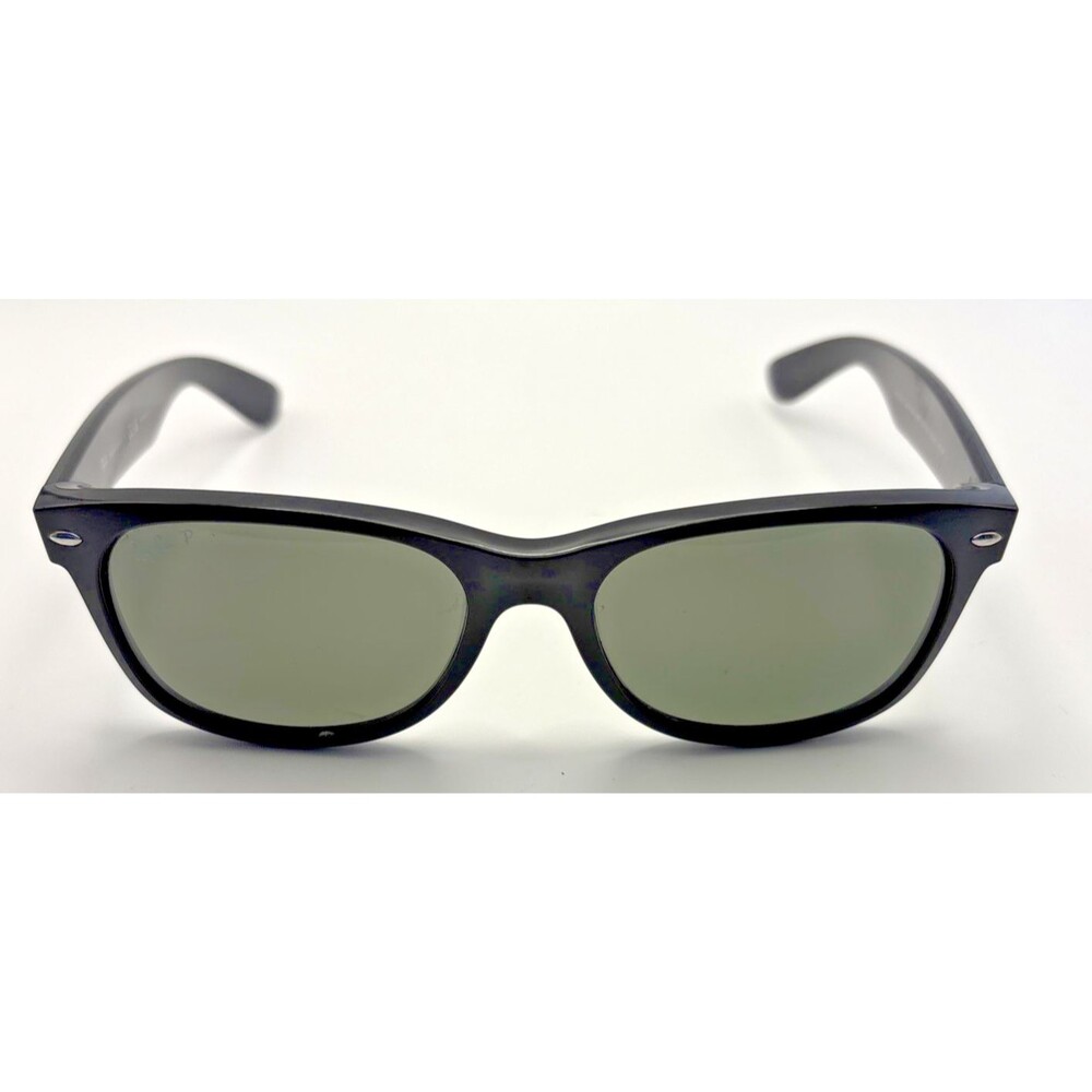 Ray-Ban New Wayfarer RB2132 901/58 Polarized Sunglasses Black 55-18 145